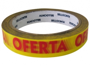 CINTA ADHESIVA 18 MM x 50 YARDA OFERTA 